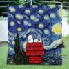 Snoopy Starry Night 3D Quilt  Quilt
